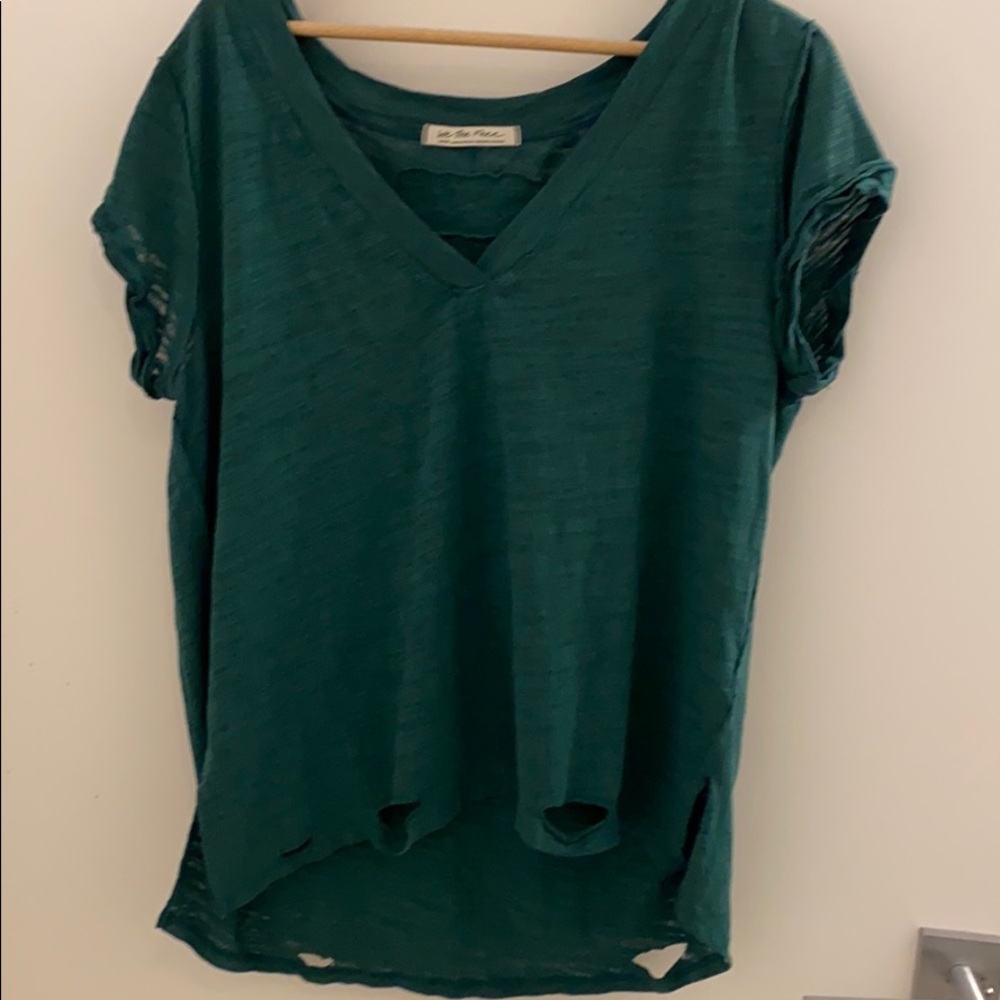 we the free v neck tee
